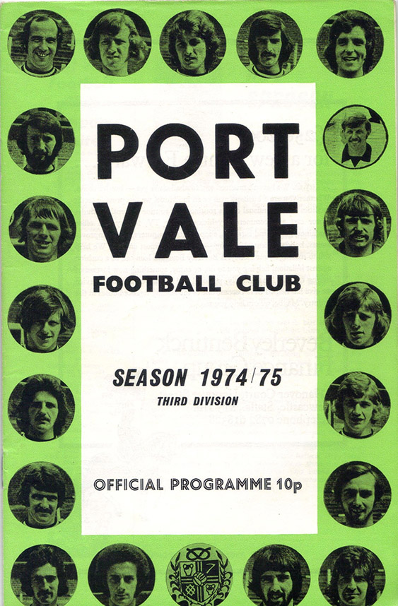 <b>Saturday, August 24, 1974</b><br />vs. Port Vale (Away)